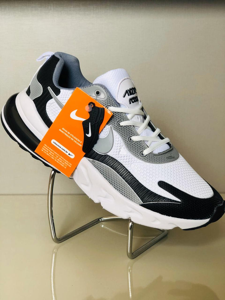 TÊNIS NIKE REACT 270 BRANCO/CINZA