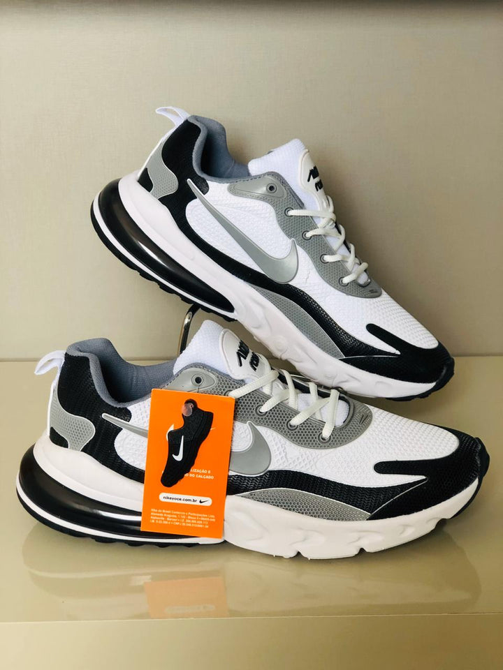 TÊNIS NIKE REACT 270 BRANCO/CINZA
