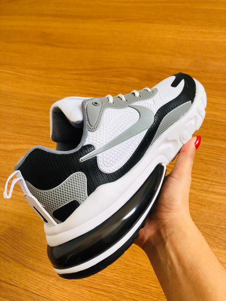 TÊNIS NIKE REACT 270 BRANCO/CINZA