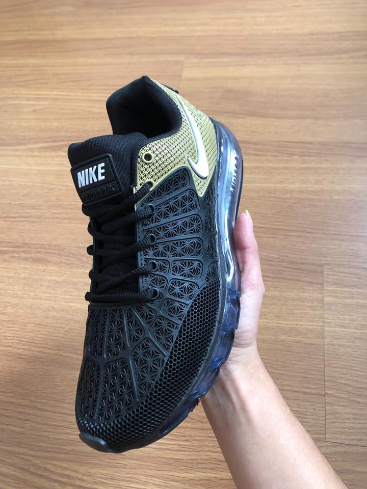 TENIS NIKE AIR MAX BOLHA 2017 PRETO/VERDE