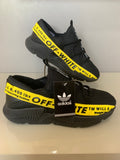ADIDAS OFF-WHITE PRETO/AMARELO