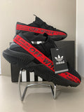 ADIDAS OFF-WHITE PRETO/VERMELHO