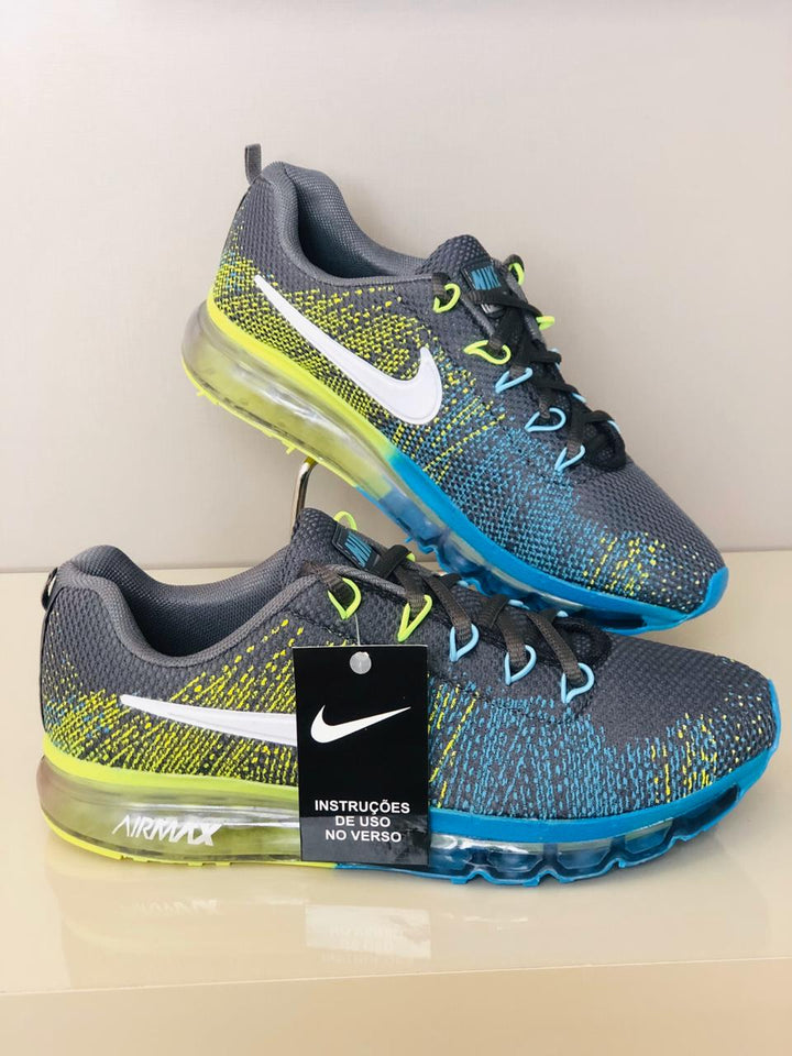TÊNIS NIKE AIR MAX BOLHA 2017 AZUL/VERDE