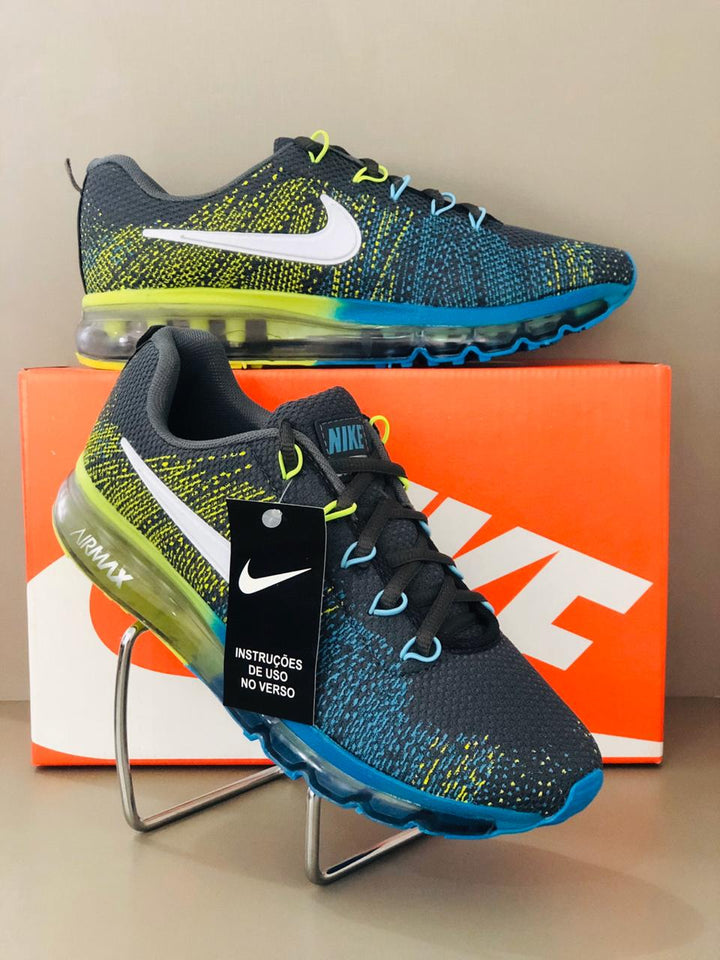 TÊNIS NIKE AIR MAX BOLHA 2017 AZUL/VERDE