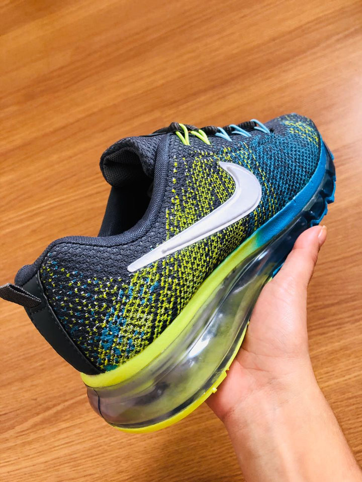 TÊNIS NIKE AIR MAX BOLHA 2017 AZUL/VERDE