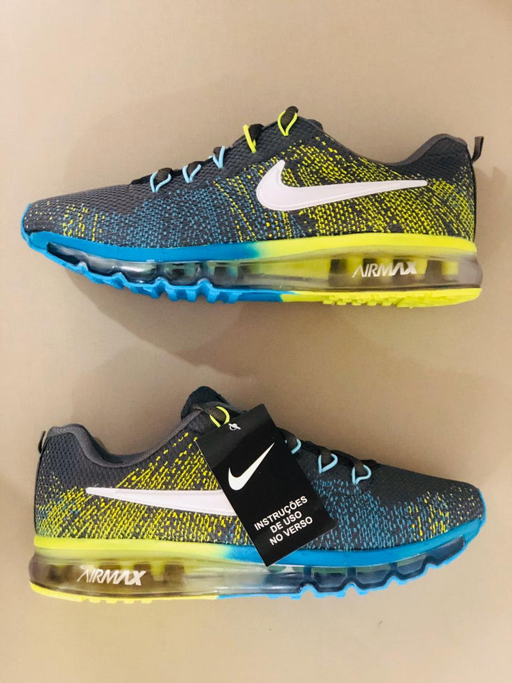 TÊNIS NIKE AIR MAX BOLHA 2017 AZUL/VERDE