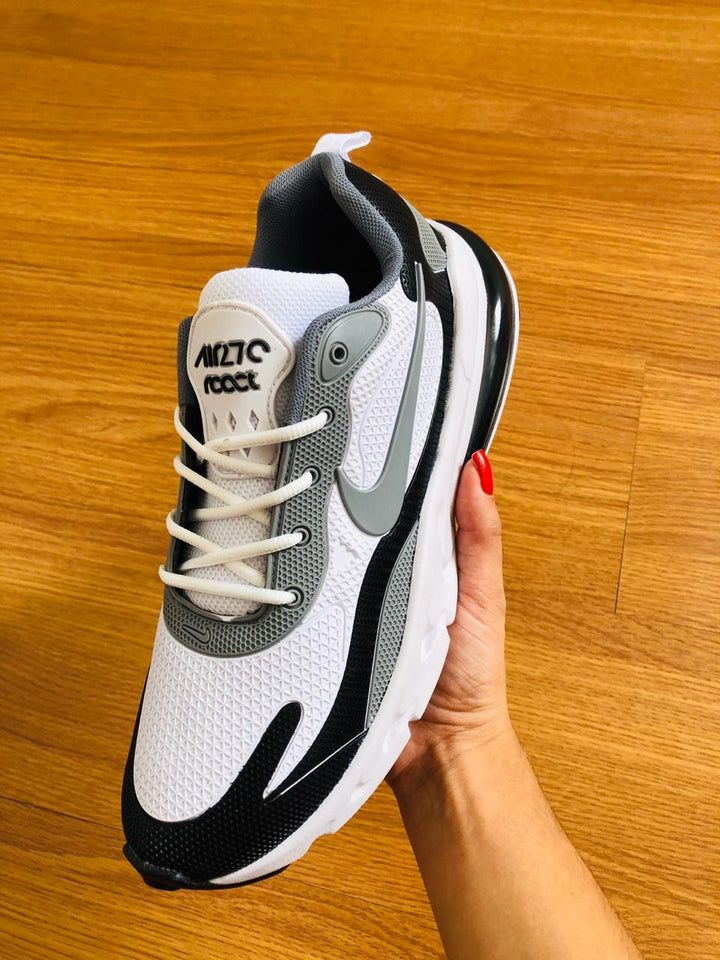 TÊNIS NIKE REACT 270 BRANCO/CINZA